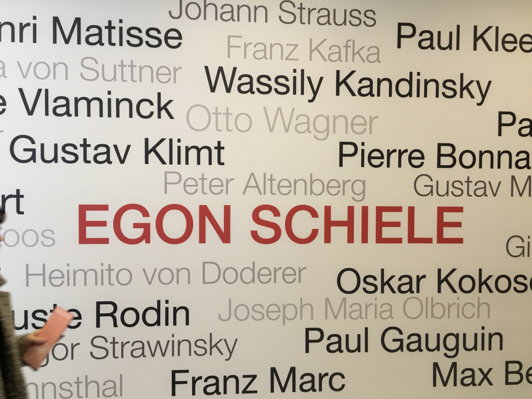 На выставке графики Эгона Шиле в Вене представили уникальные экспонаты