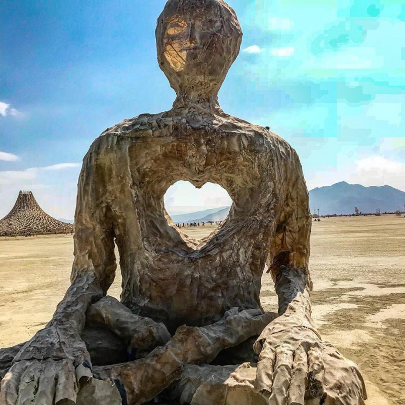 Burning Man-2018 with this year theme "I, robot" ended