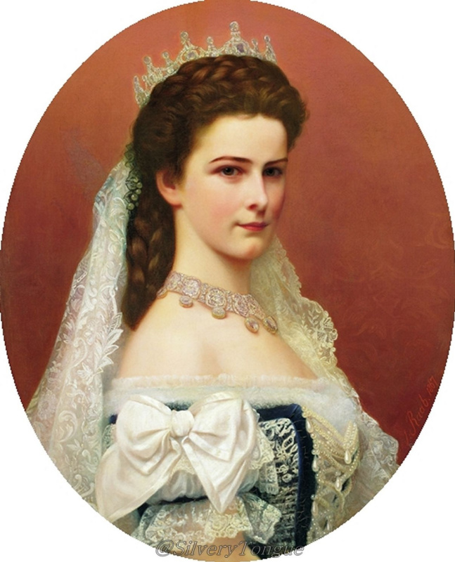 Георг Мартин Игнац Рааб. Императрица Елизавета в венгерском костюме, 1867 г.