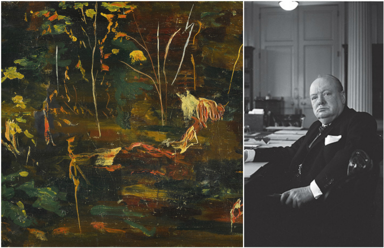 Последнюю картину сэра Уинстона Черчилля впервые продадут на аукционе