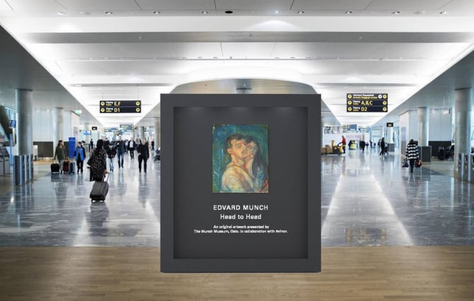 В аэропорту Осло будут показывать оригиналы работ Мунка из музея художника