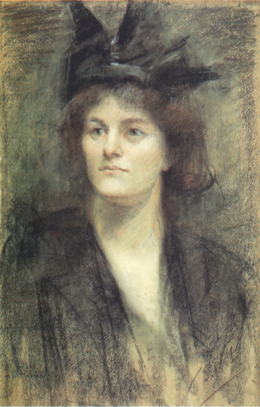 Сара Пёрсер. Портрет Мод Гонн. 1898
