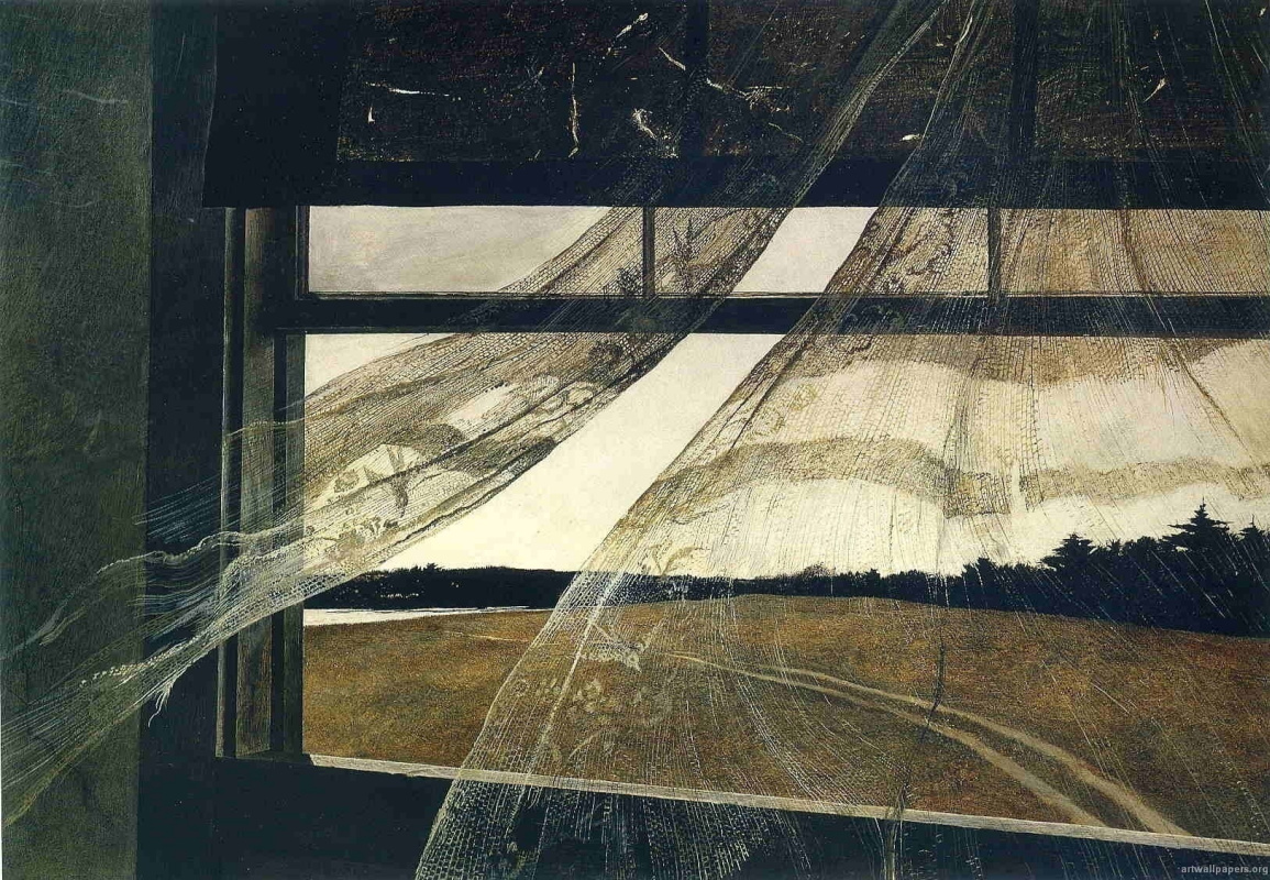 Эндрю Уайет в Национальной галерее Вашингтона: ветер с моря дул