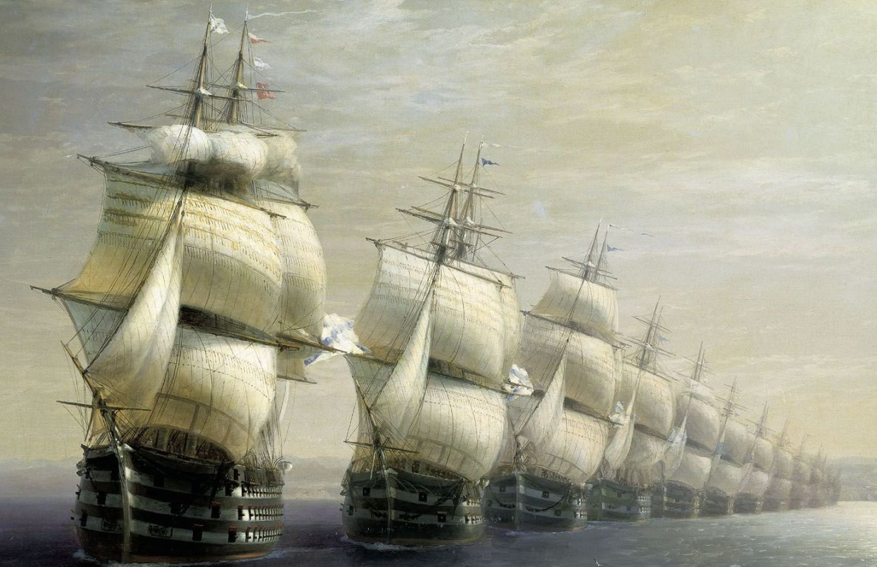 Список кораблей: знаменитые суда и сражения на картинах Айвазовского