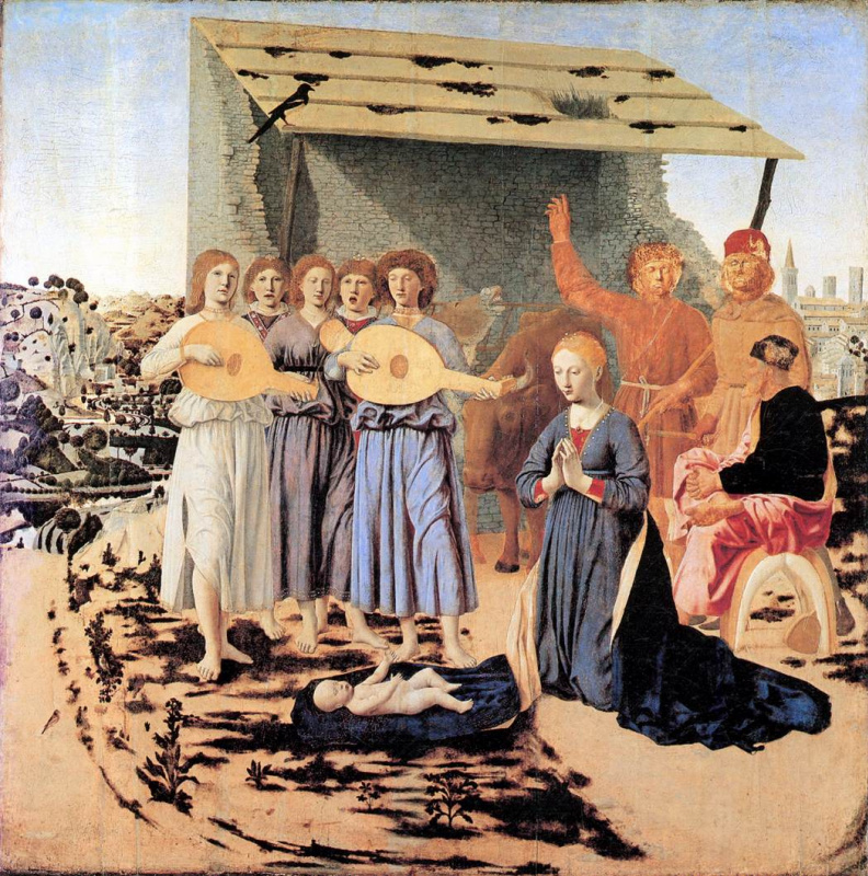 Пьеро делла Франческа. Рождество Христово