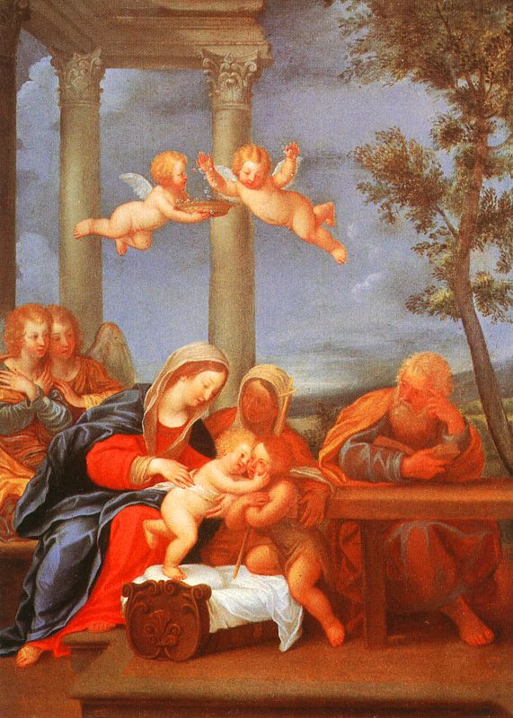Франческо Альбани. Мадонна с младенцем
