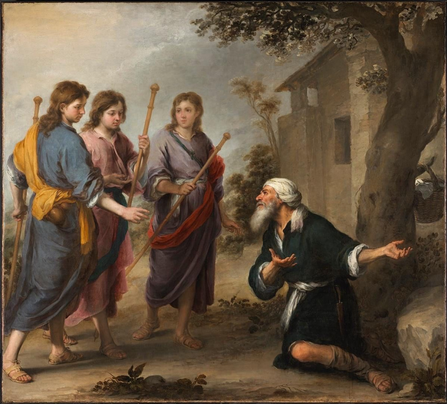 Авраам встречает трех ангелов