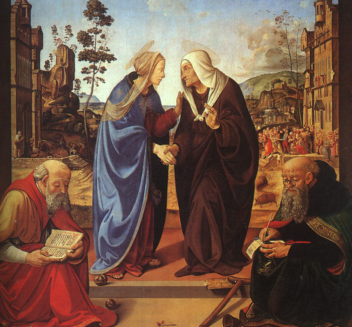 Пьеро ди Козимо. Встреча Марии и Елизаветы