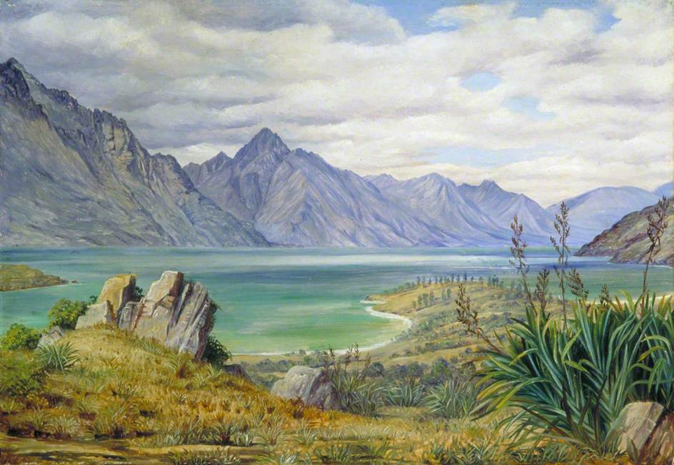 Марианна Норт. Озеро Уакатипу, Новая Зеландия