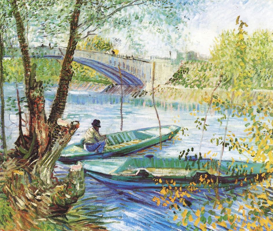 Винсент Ван Гог. Весенняя рыбалка у моста Клиши