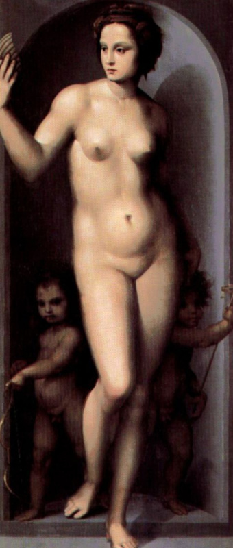 Андреа Пиччинелли. Венера с двумя амурами