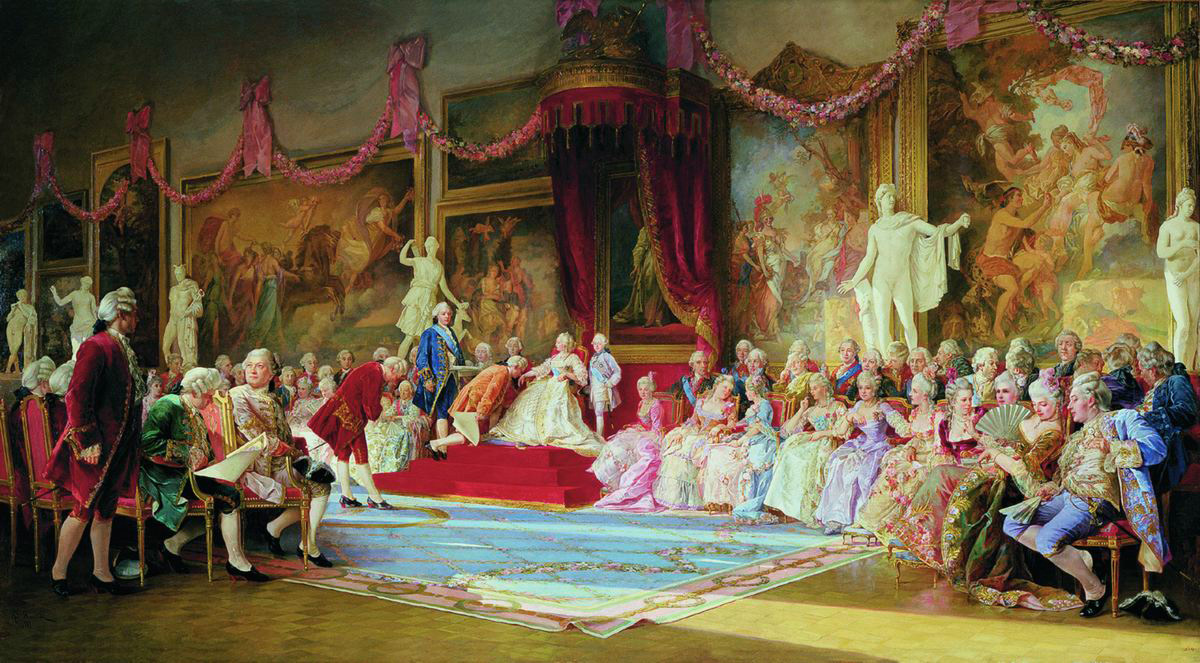 Валерий Иванович Якоби. Инаугурация Императорский Академии художеств 7 июля 1765 года