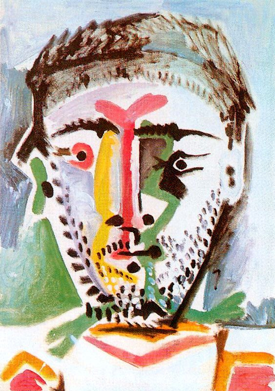 Пабло Пикассо. Голова мужчины