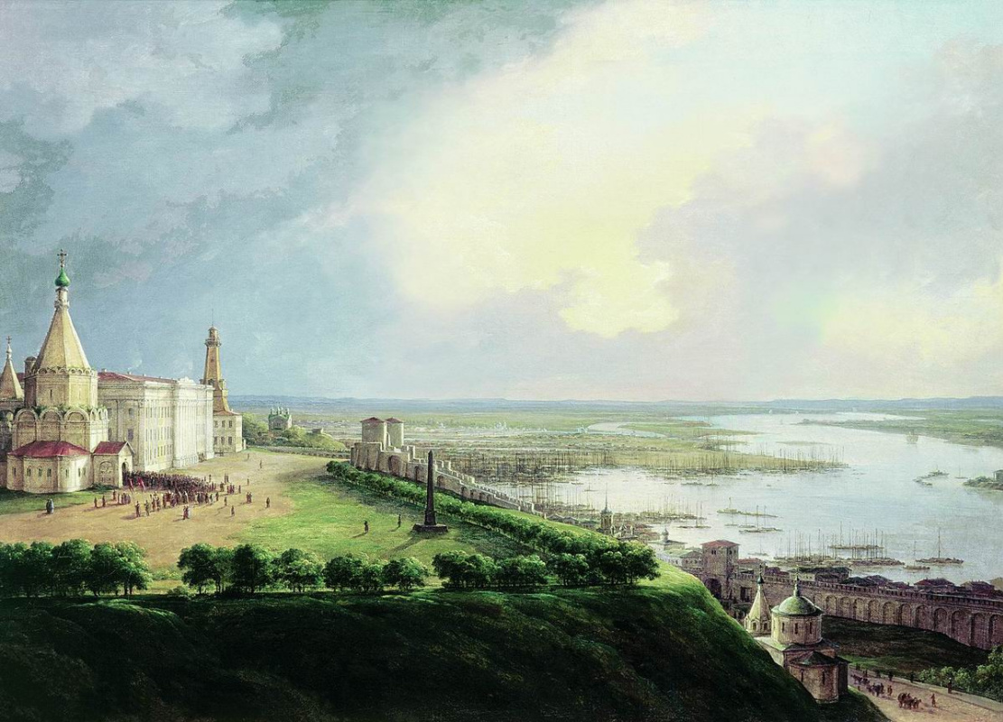 Никанор Григорьевич Чернецов. Вид Нижний Новгород. 1837