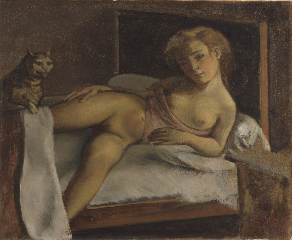 Бальтюс (Бальтазар Клоссовски де Рола). Девушка с котом