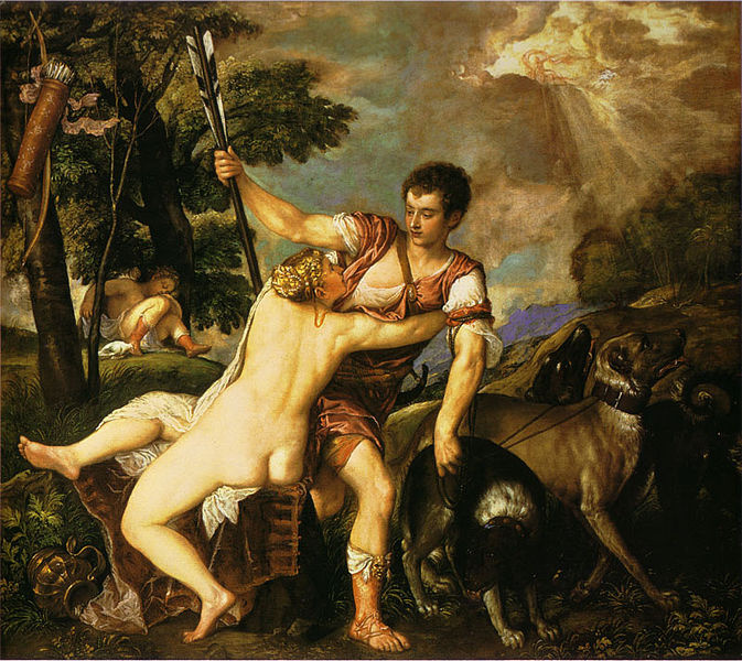 Тициан Вечеллио. Венера и Адонис