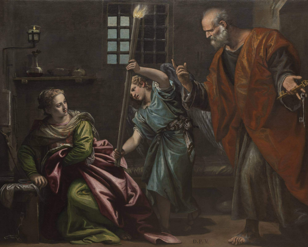 Паоло Веронезе. Святой Пётр посещает святую Агату в тюрьме