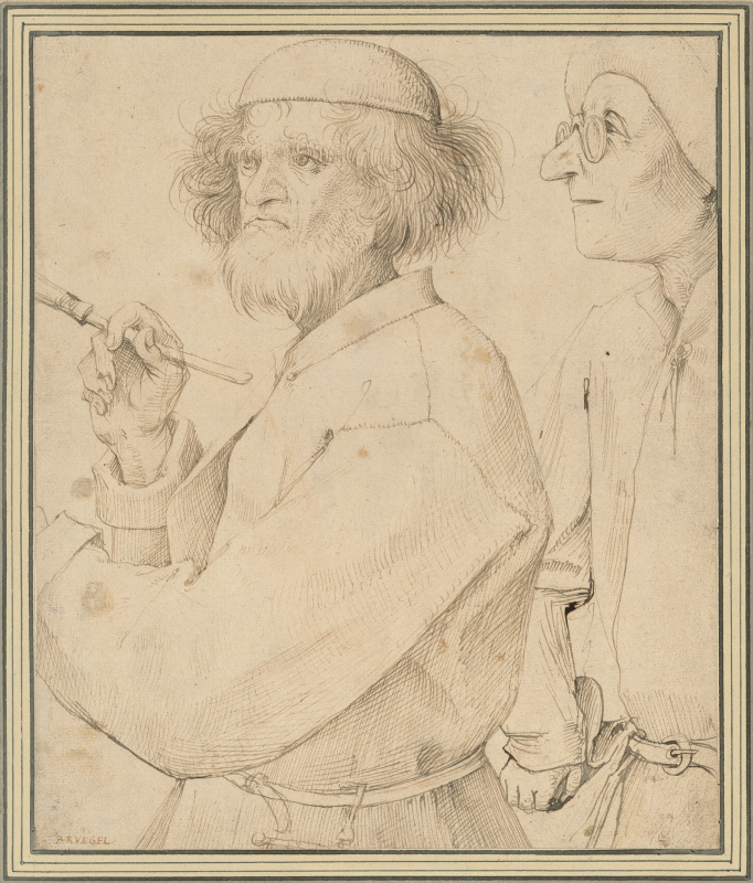Pieter Bruegel The Elder. The Painter and the Connoisseur