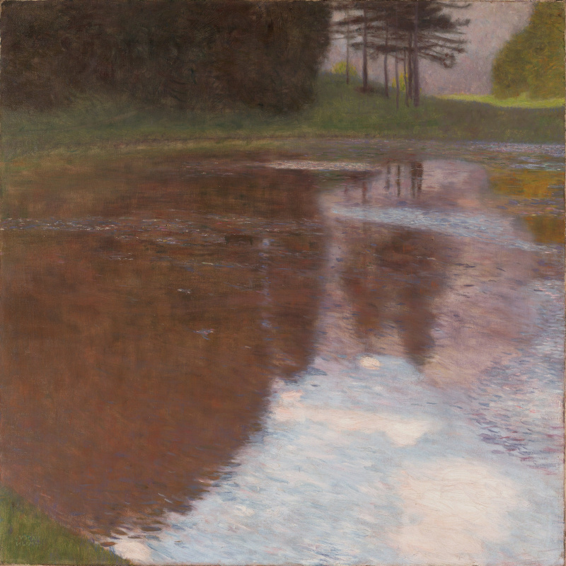 Густав Климт. Утро на пруду в парке дворца Каммер