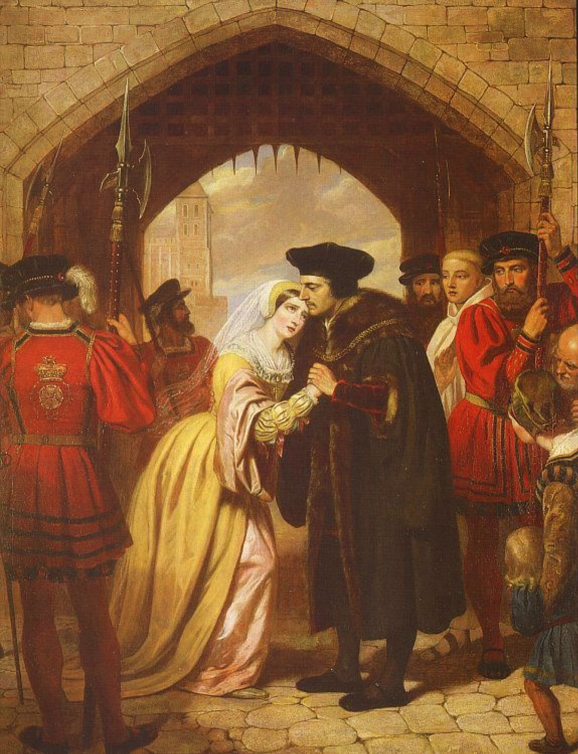 Michael David Ward Sir Thomas More Says Goodbye To His Daughter Description Of The Artwork