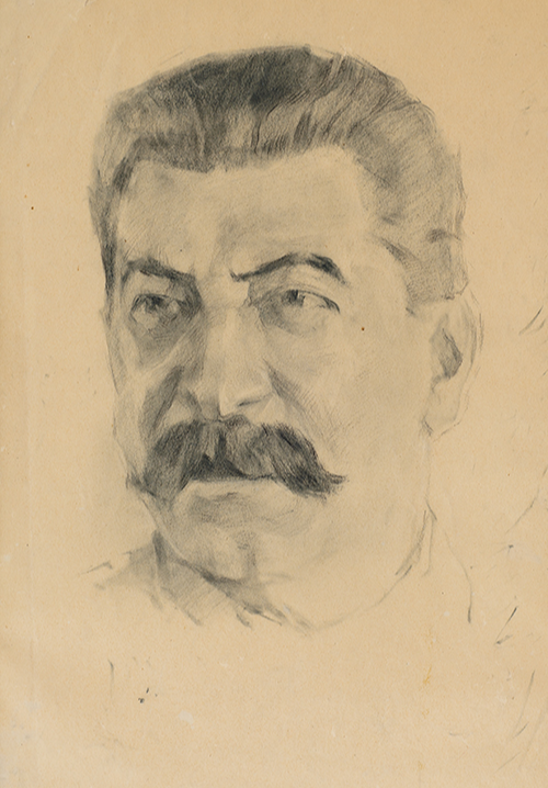 Мелентьев Г. А. 1888 - 1967. Портрет Сталина. 1940