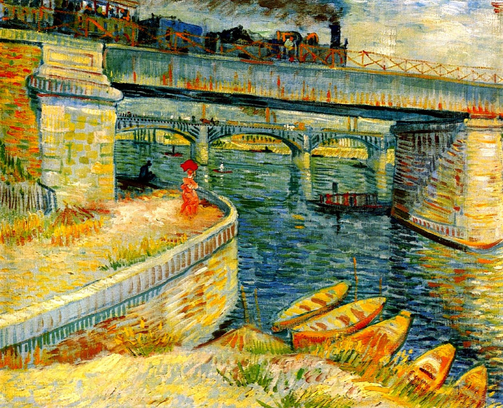 Винсент Ван Гог. Мост через Сену в Аньер
