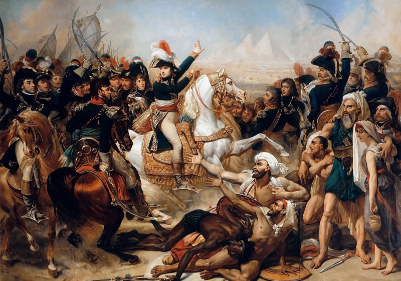 Антуан-Жан Гро. Битва у пирамид 21 июля 1798 года