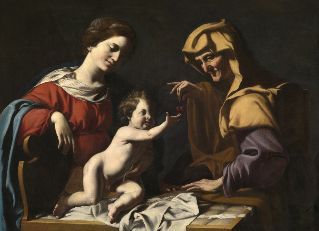Антиведуто Грамматика. Богородица с младенцем и Святой Анной