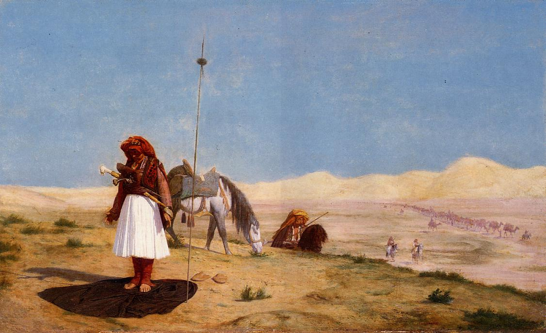 Жан-Леон Жером. Молитва в пустыне