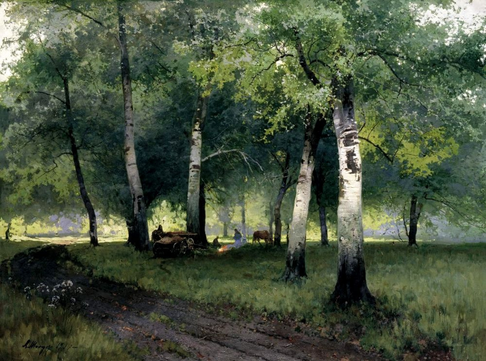 Андрей Николаевич Шильдер. Березовый лес