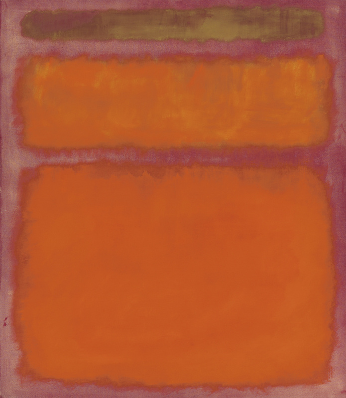 Rothko Mark. Orange, red, yellow