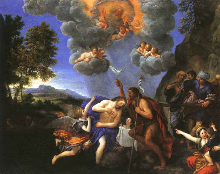 Франческо Альбани. Крещение Христа
