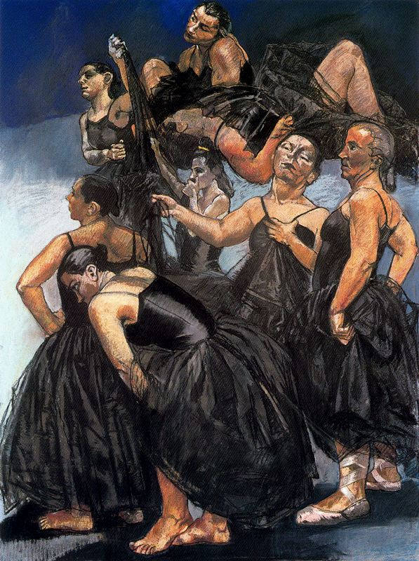 Паула Рего (Регу). Балерины в черном