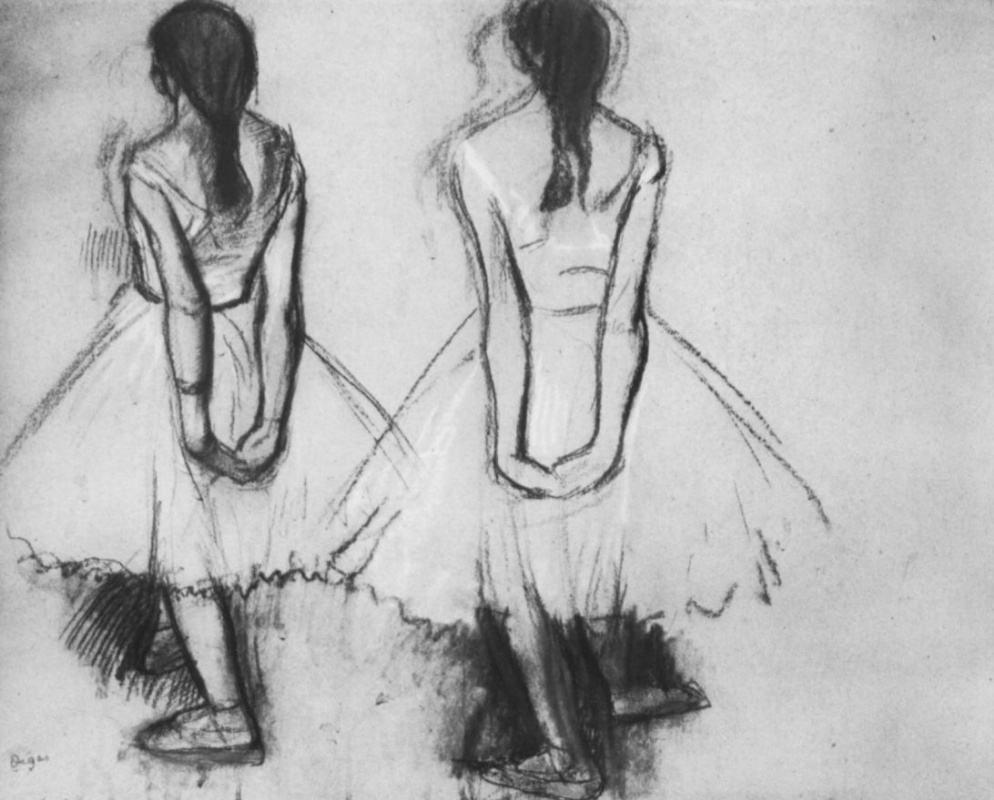 Эдгар Дега. Два этюда четырнадцатилетней балерины
