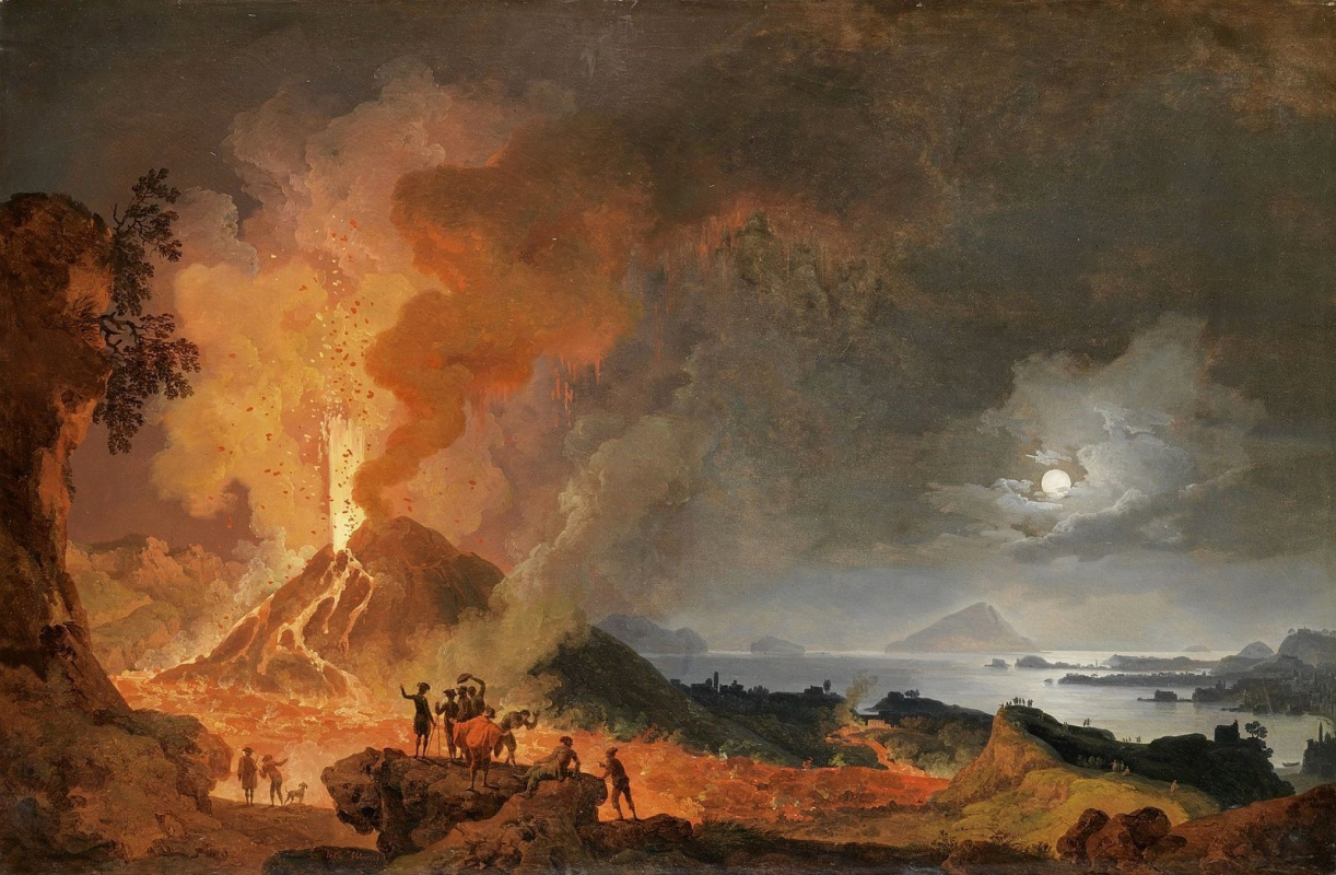 Пьер-Жак Волер. Извержение Везувия. 1780 ок