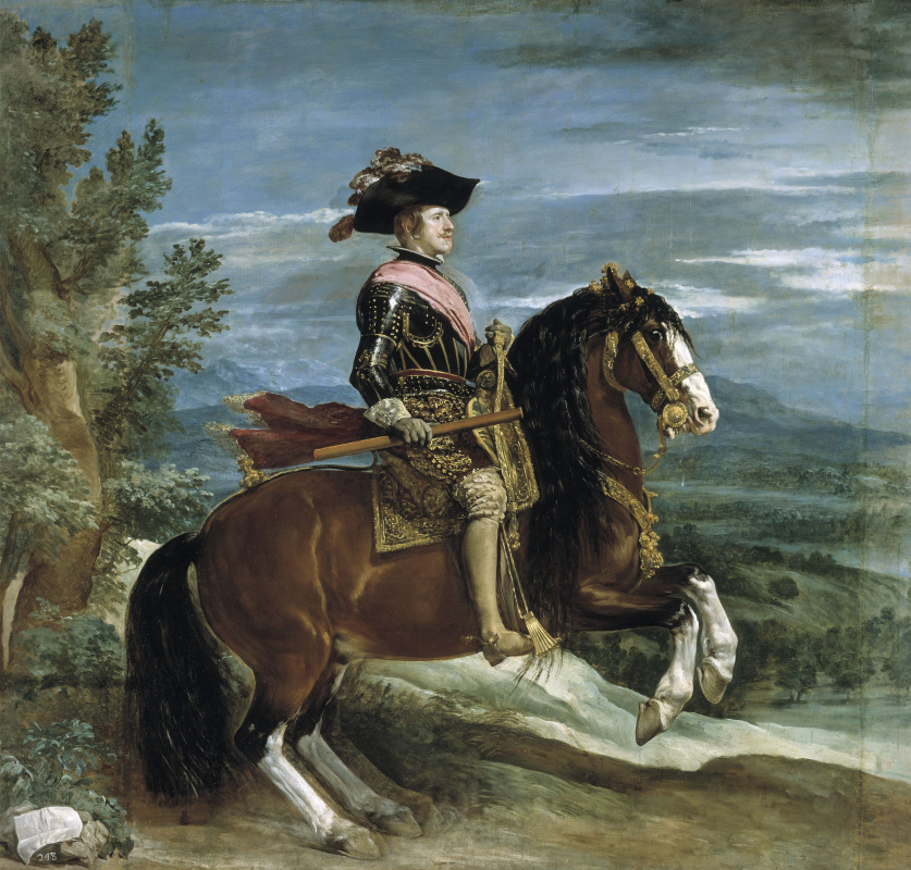 Диего Веласкес. Конный портрет Филиппа IV