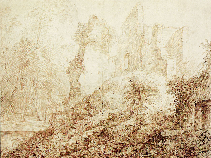 Ян Ливенс. Руины замка в Бредероде