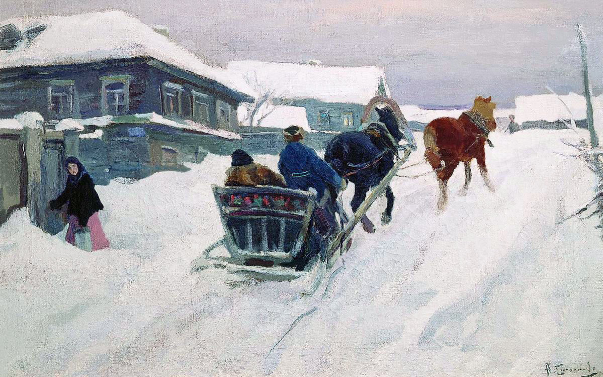 Алексей Степанович Степанов - Глухая провинция, 1900, 97×62 см: Описание  произведения | Артхив