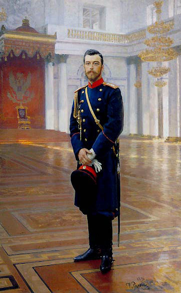 Илья Ефимович Репин. Портрет Николая ІІ, последнего Российского императора.