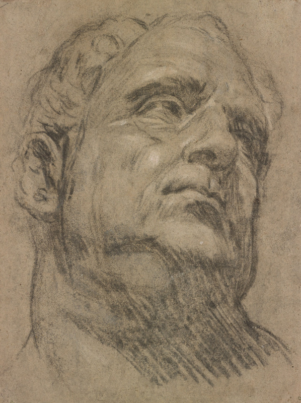 Jacopo (Robusti) Tintoretto. So-Called Head of Emperor Vitellius