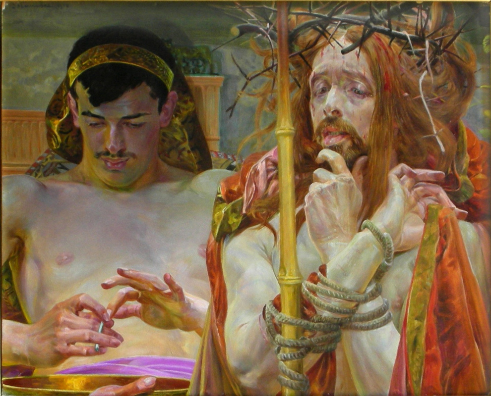 Яцек Мальчевский. Христос перед Пилатом. 1910