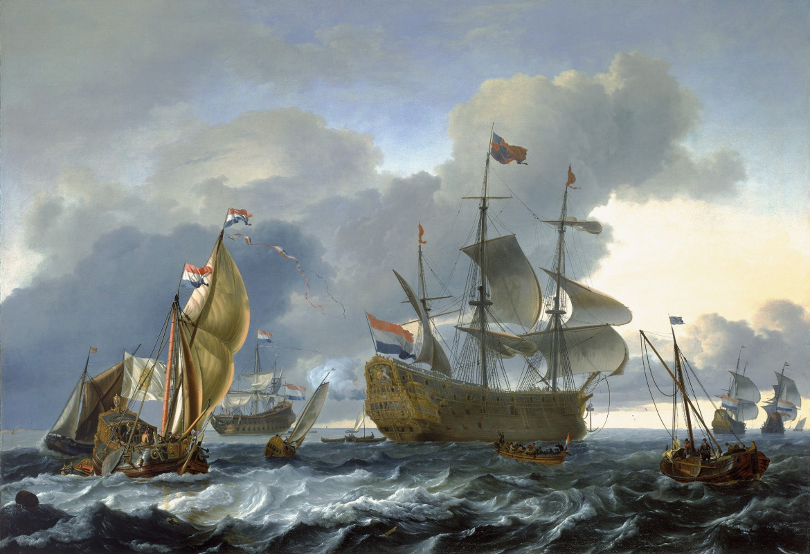Людольф Бакхёйзен. Атака голландского флота в Медвей
