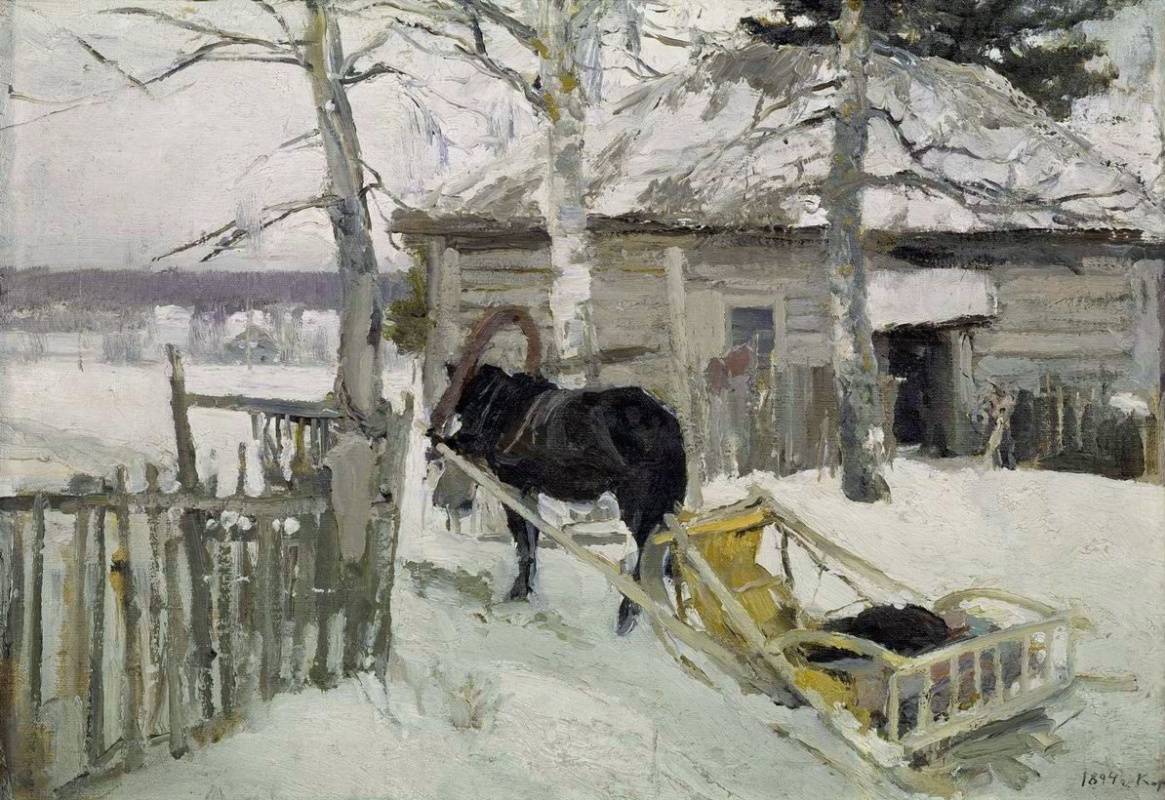 Константин Алексеевич Коровин. Зимой