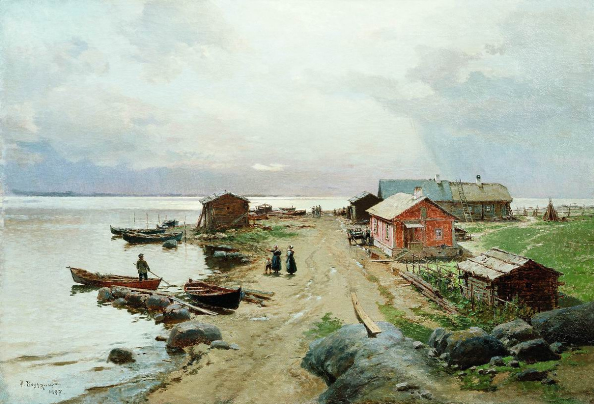 Александр Карлович Беггров. Берег в окрестностях Гапсаля. 1897