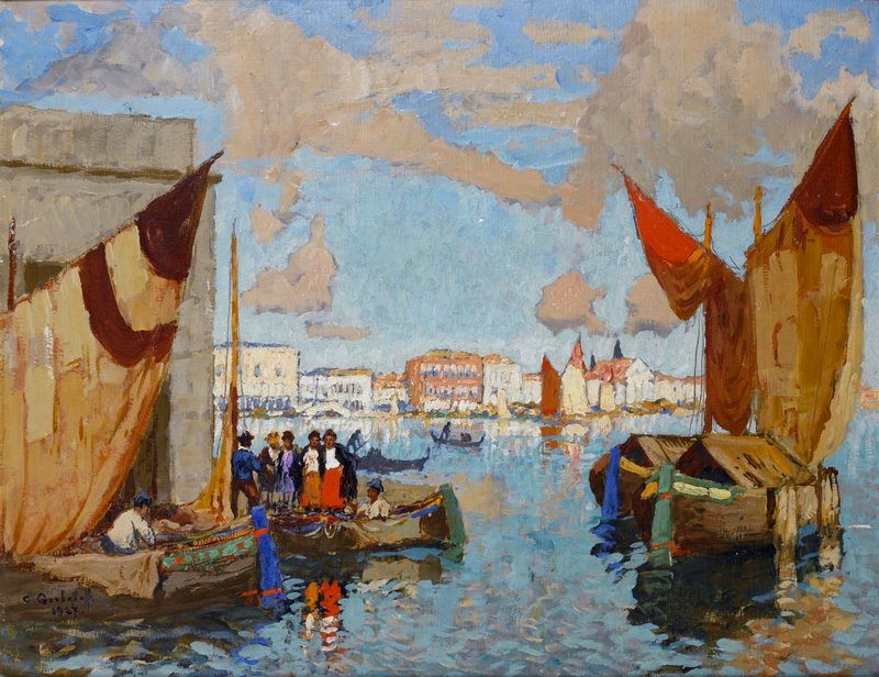Константин Иванович Горбатов. Большой канал в Венеции