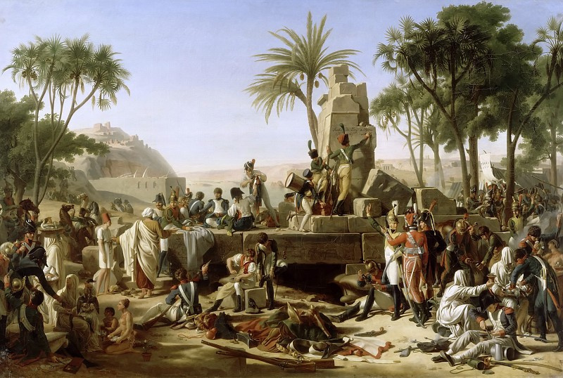 Жан Шарль Тардье. Бивуак французской армии в Асуане, Египет