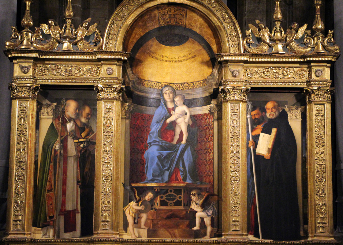 Джованни Беллини. Мадонна со святыми. Триптих собора Санта-Мария-Глориоза-деи-Фрари