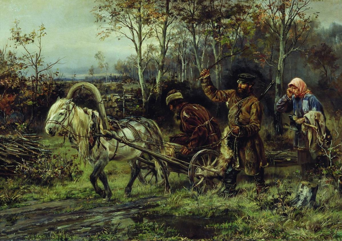 Илларион Михайлович Прянишников. Порубка. 1874