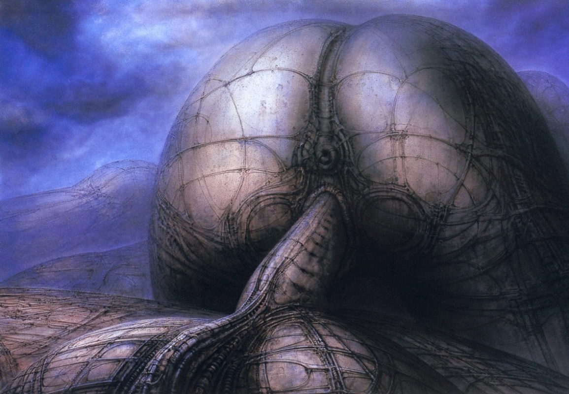 Ганс Рудольф Гигер - Сеть- Intriguing biomechanical sexual imagery