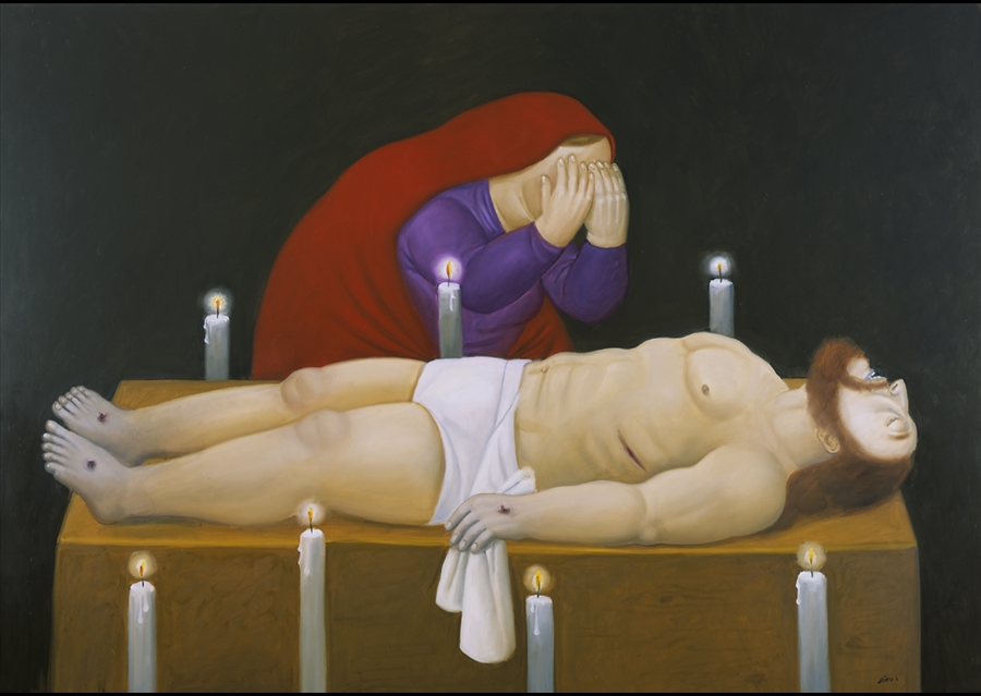 Фернандо Ботеро. Иисус и смерть